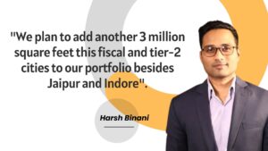 Harsh Binani - 2 New cities add on portfolio